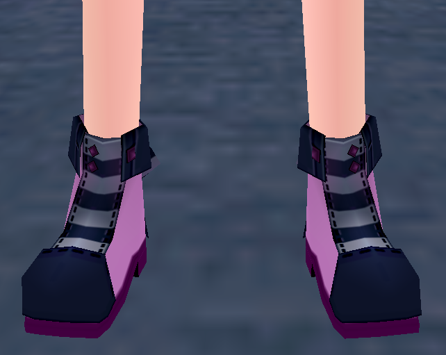 Adorable Raccoon Shoes (Female) Equipped Front.png