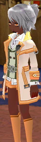 Equipped Eluned Detective Outfit (M) viewed from an angle