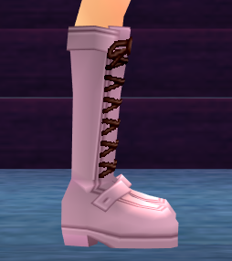 Equipped Lisbeth Boots viewed from the side