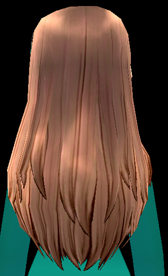 Equipped Elegant Long Straight Wig viewed from the back