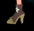 Equipped Florist's Shoes (F) viewed from the side