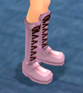 Equipped Lisbeth Boots viewed from an angle