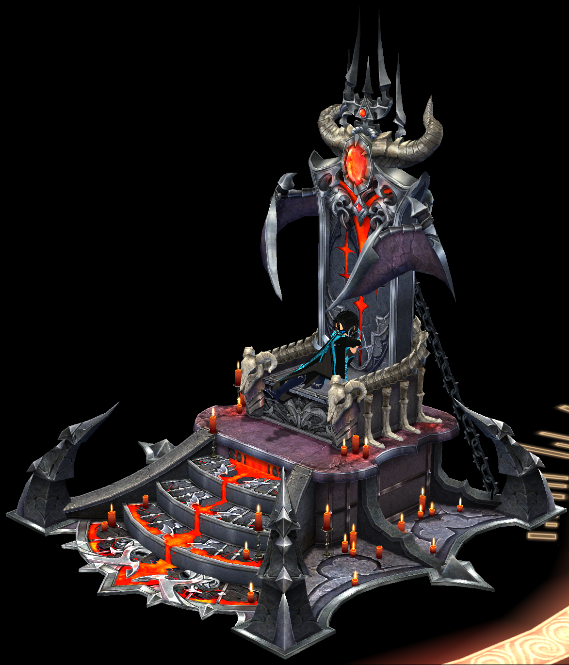 Seated preview of Dark Lord's Throne