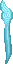 Inventory icon of Fire Wand (Light Blue)
