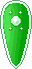 Inventory icon of Kite Shield (Neon Green Shield Mint Green Rim)