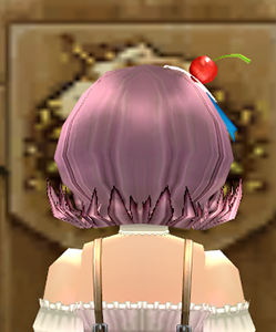 Equipped Sweet Eirawen Wig viewed from the back