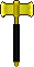 Inventory icon of Bipennis (Gold Blade, Black Handle)
