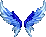Icon of Cyan Spread Gothic Wings