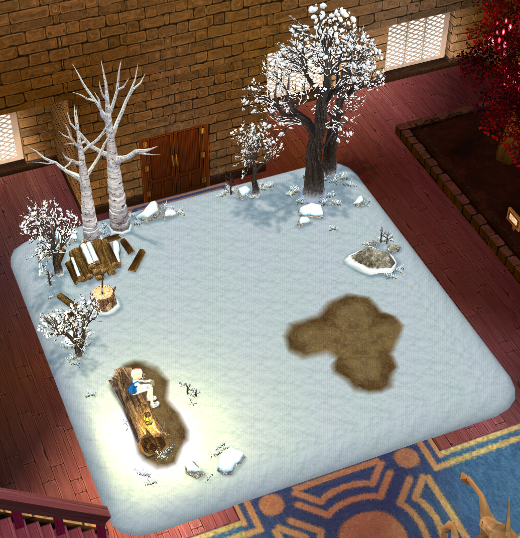 Seated preview of Winter Forest Campsite