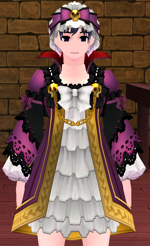 Equipped Giant Halloween Vampire Dress (Default) viewed from the front