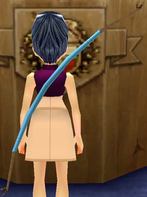 Sheathed Leather Long Bow