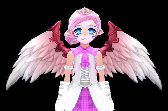 Pink Tiny Holy Guardian Wings Equipped Front.png