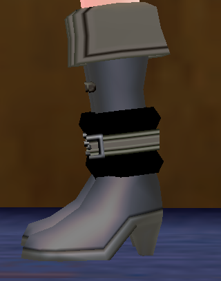 Equipped Barba Blizzard Boots (F) viewed from the side