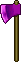 Inventory icon of Hatchet (Purple)