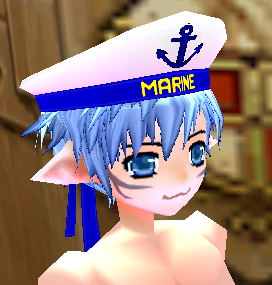 Equipped Sailor Hat (M) viewed from an angle