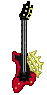 Inventory icon of Electric Guitar (Red Body, Gold Spikes)