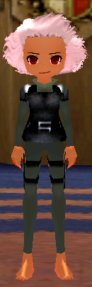 Equipped Guardian Suit viewed from the front