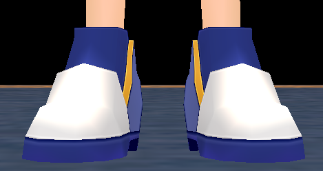 Equipped Kaito Shoes viewed from the front