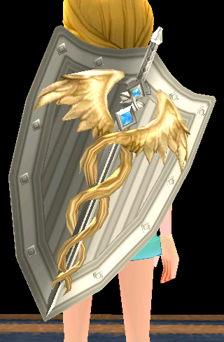 Sheathed Royal Crystal Wing Shield