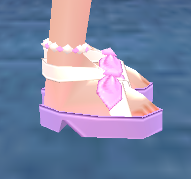 Equipped Sailor Ribbon Sandals viewed from the side