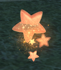 How Orange Morning Star Figure appears at night