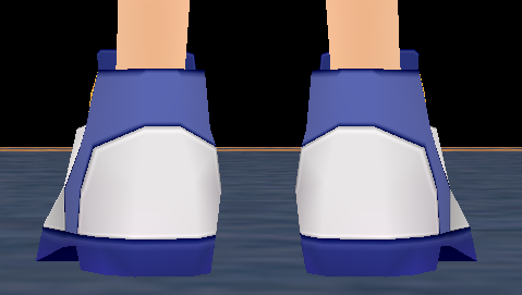 Equipped Kaito Shoes viewed from the back