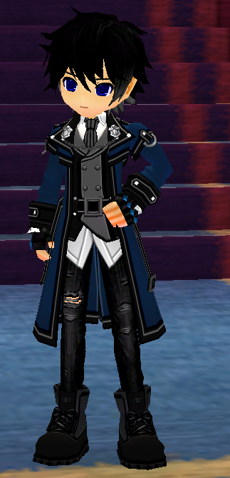 Equipped Detective Outfit (M) viewed from the front
