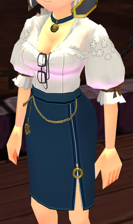 Equipped Royal Academy Home Ec Teacher Outfit (F) viewed from an angle