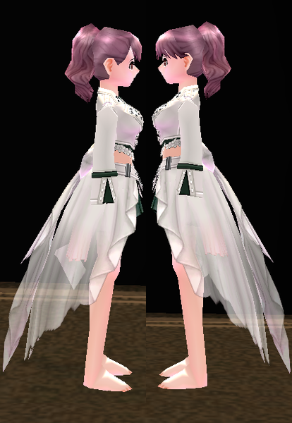 Equipped Starlet Circle Outfit (F) (Default) viewed from the side