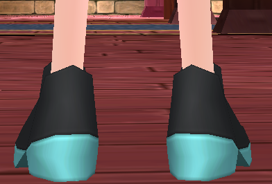 Equipped Hatsune Miku Shoes viewed from the back