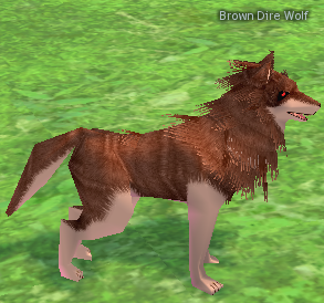 Picture of Brown Dire Wolf
