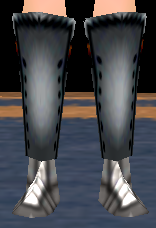 Equipped Guardian Boots viewed from the front