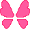 Hot Pink Heart Wings