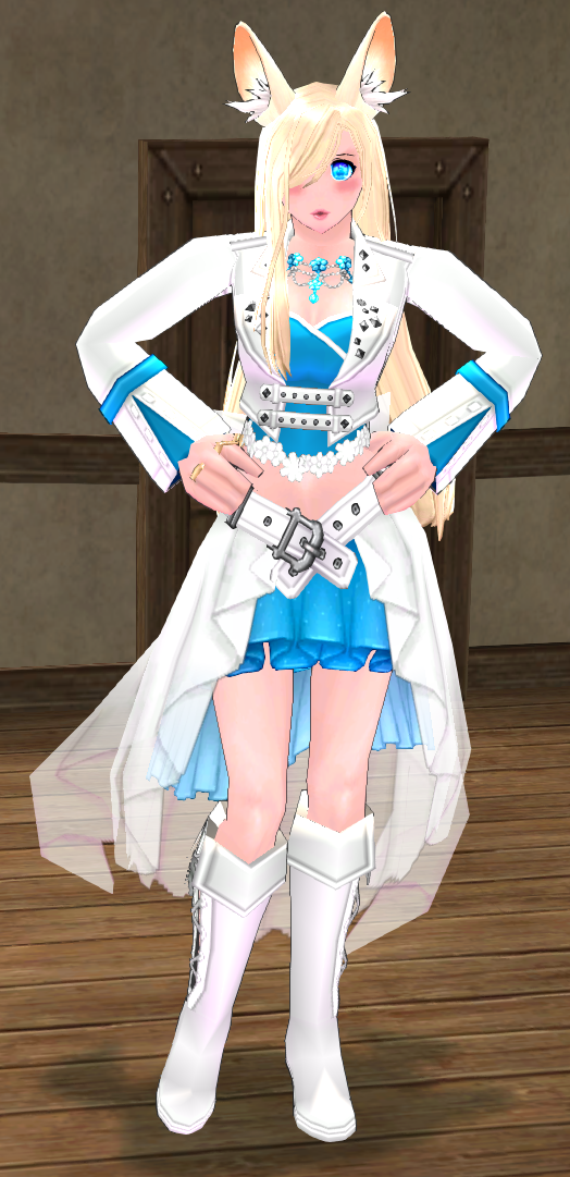 Equipped Giant Starlet Circle Outfit (F) (Default) viewed from the front