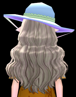 Equipped Ailionoa Haute Hat and Beauty Mark (F) viewed from the back