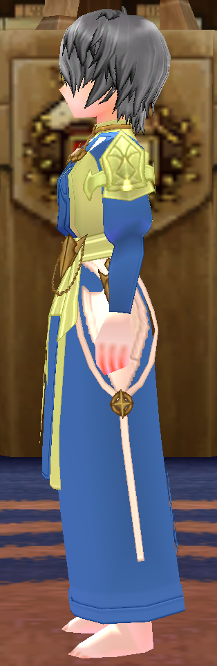 Equipped Cleric Robe Outfit (M) viewed from the side