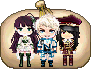 Inventory icon of Merlin, Starlet, and Professor J Doll Bag