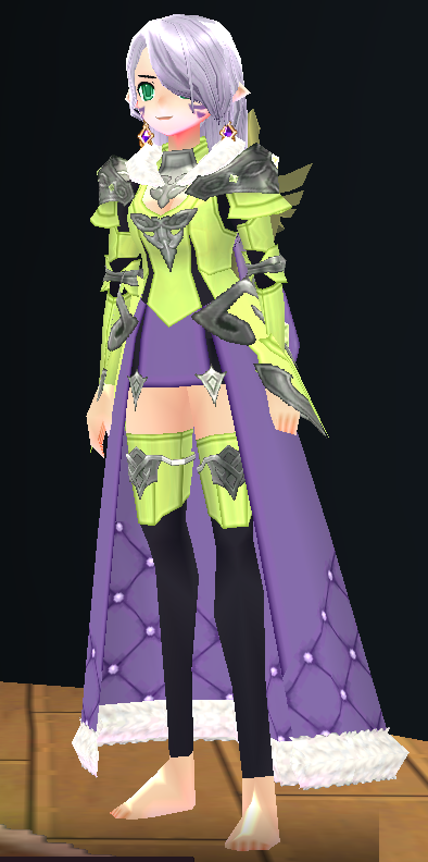 Equipped Mystic Celtic Outfit (F) viewed from an angle