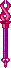 Inventory icon of Crystal Lightning Wand (Purple)