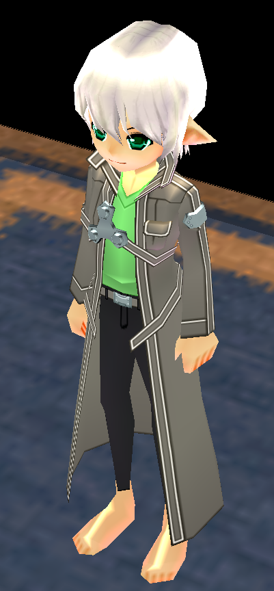 Equipped Kirito SAO Outfit viewed from an angle