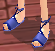 Equipped Mini Ribbon Sandals viewed from an angle