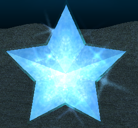 How Star (Blue) appears at night