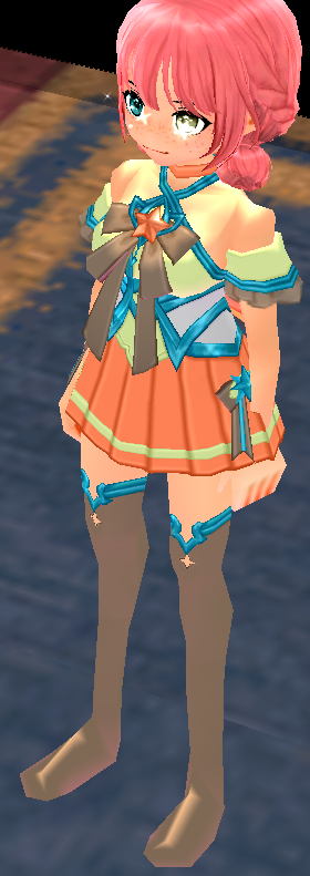 Equipped Magical Blitz Pure Dress (F) viewed from an angle