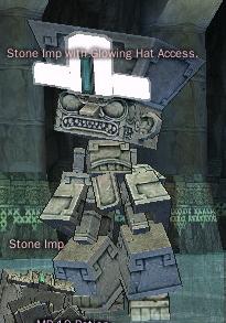 Picture of Stone Imp with Glowing Hat Accessory