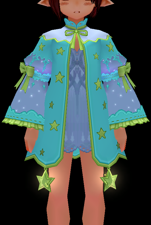 Equipped Eluned Night Witch Dress (M) viewed from the front