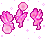 Icon of Pink Twinkling Fairies Halo