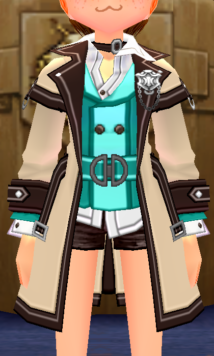 Equipped Detective Outfit (F) viewed from the front