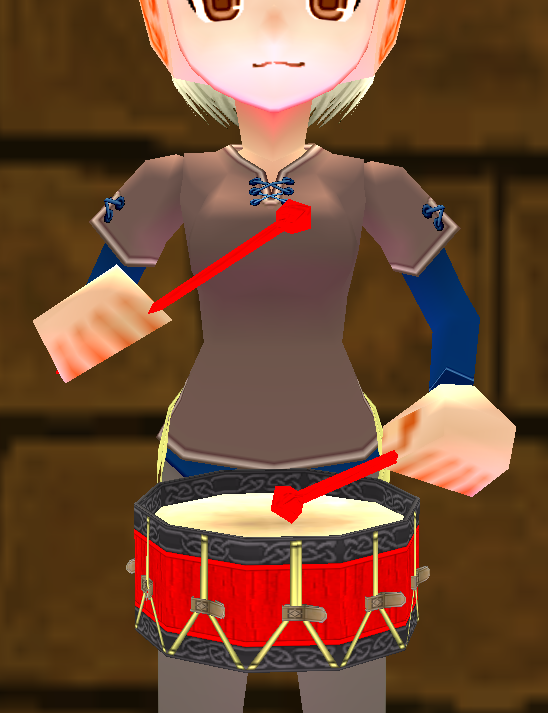 Played Snare Drum of Cheer