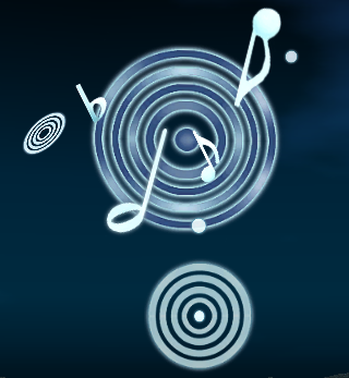 How Homestead Music Note Mobile 3 appears at night