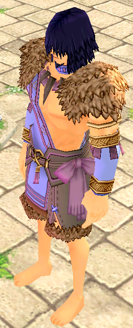 Equipped Giant Shamala Outfit (M) viewed from an angle